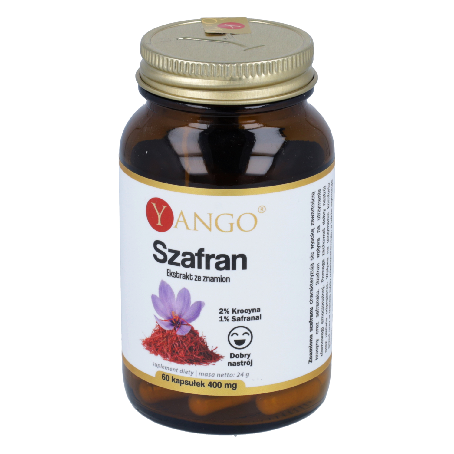 Yango szafran, 60 kapsułek