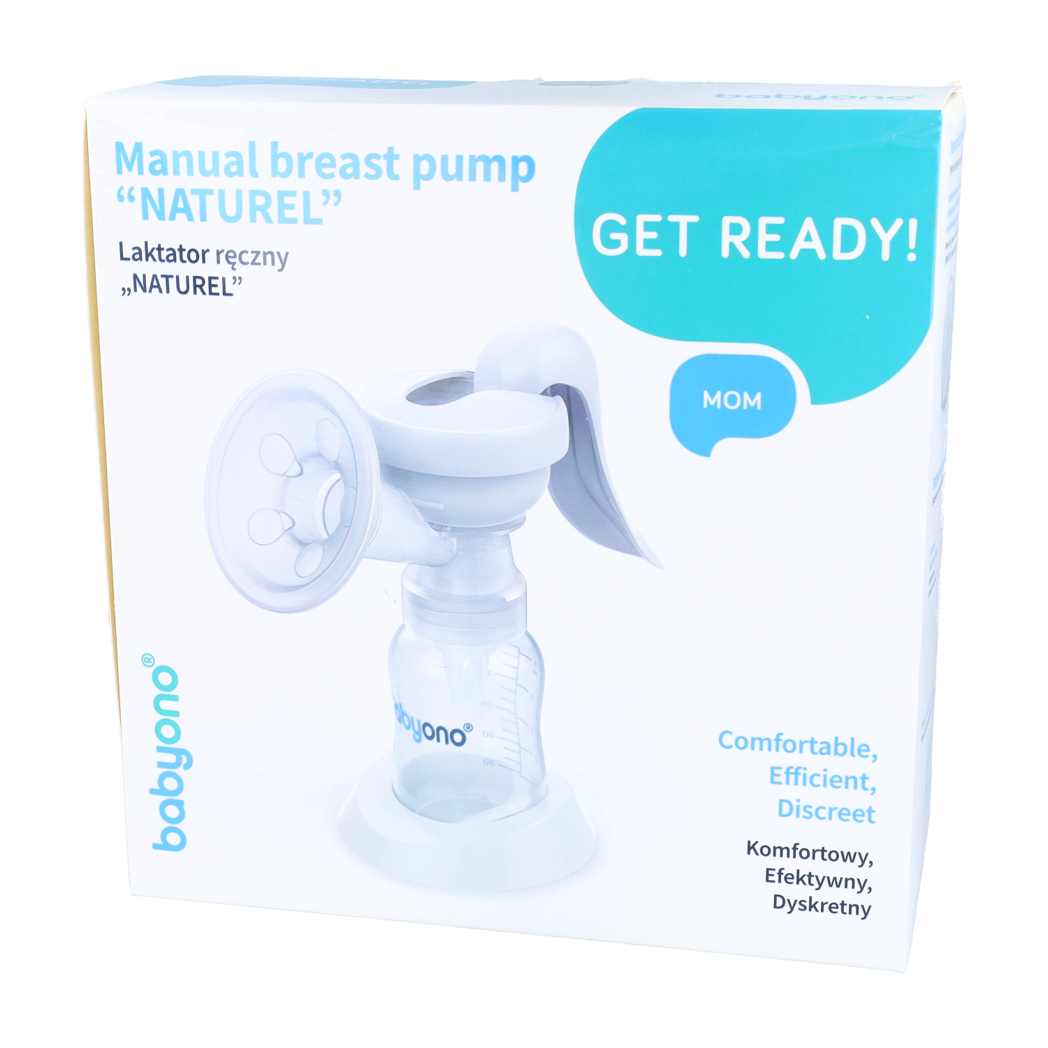 Babyono - laktator ręczny naturel 053, 1 sztuka