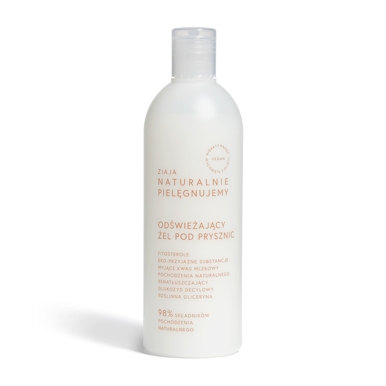 Ziaja naturalnie pielęgnujemy - odświeżający żel pod prysznic, 400 ml