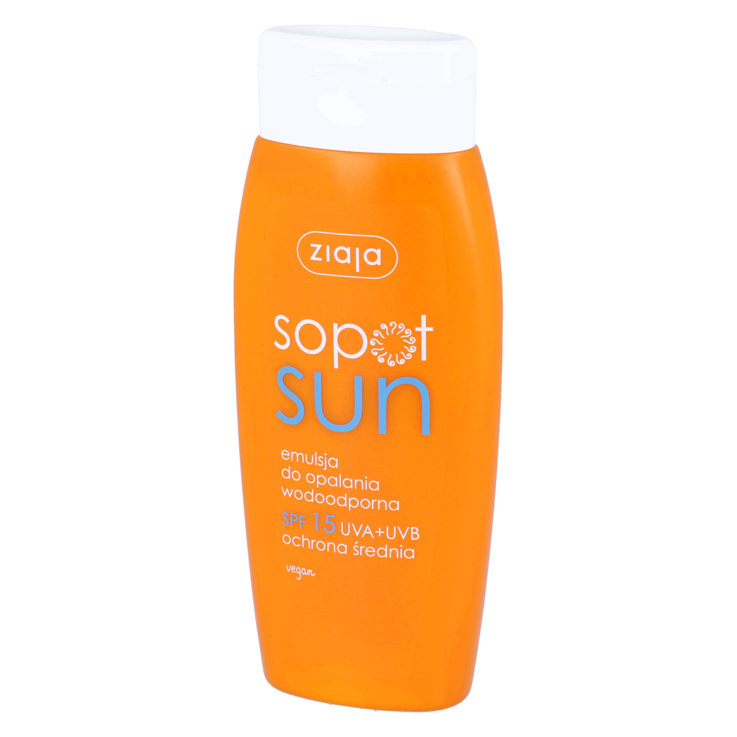 Ziaja sopot sun - emulsja do opalania wodoodporna, spf 15, 150 ml