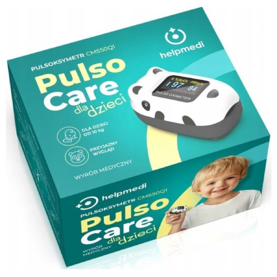 Helpmedi - pulsocare pulsoksymetr panda cms50q1, 1 sztuka