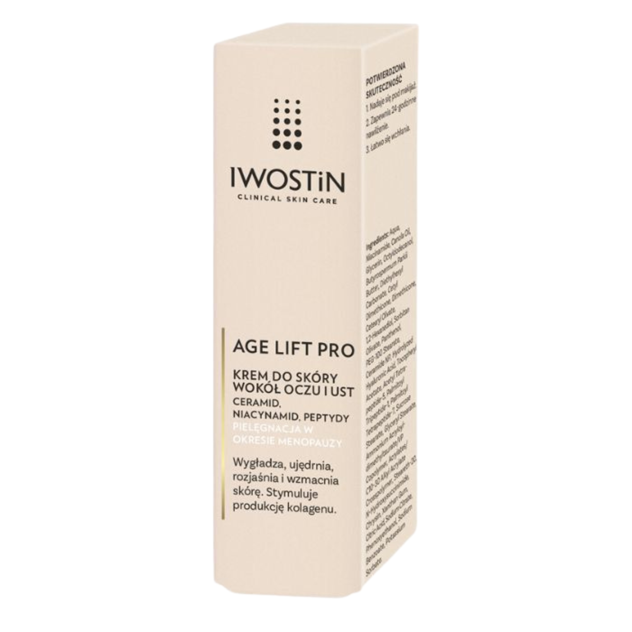 Iwostin age lift pro, krem do skóry wokół oczu i ust, 15 ml