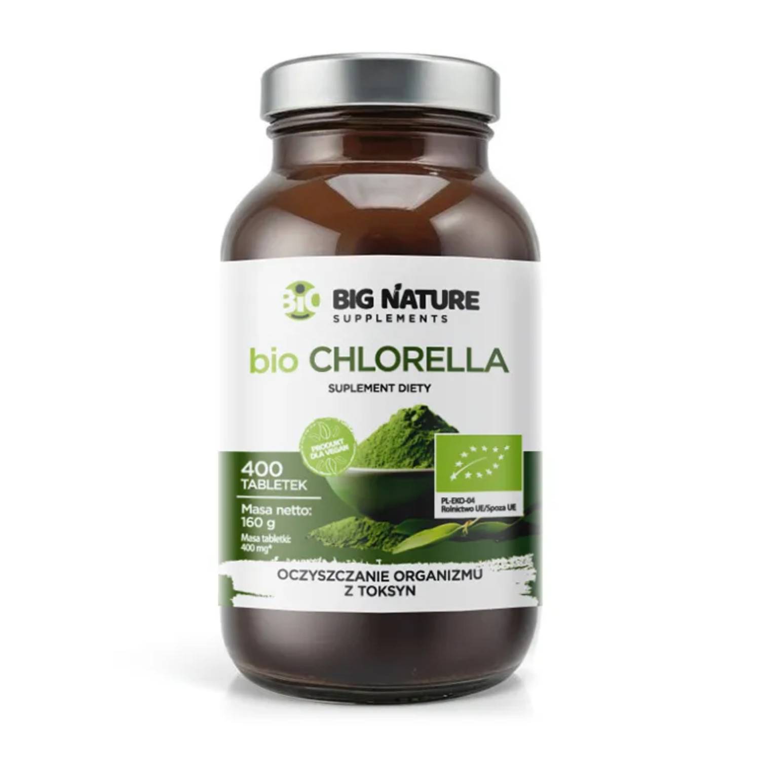 Big nature bio chlorella, 400 tabletek