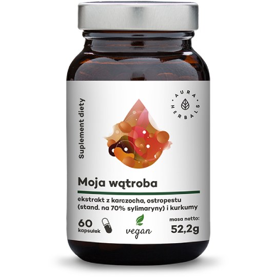 Aura herbals moja wątroba, 60 kapsułek