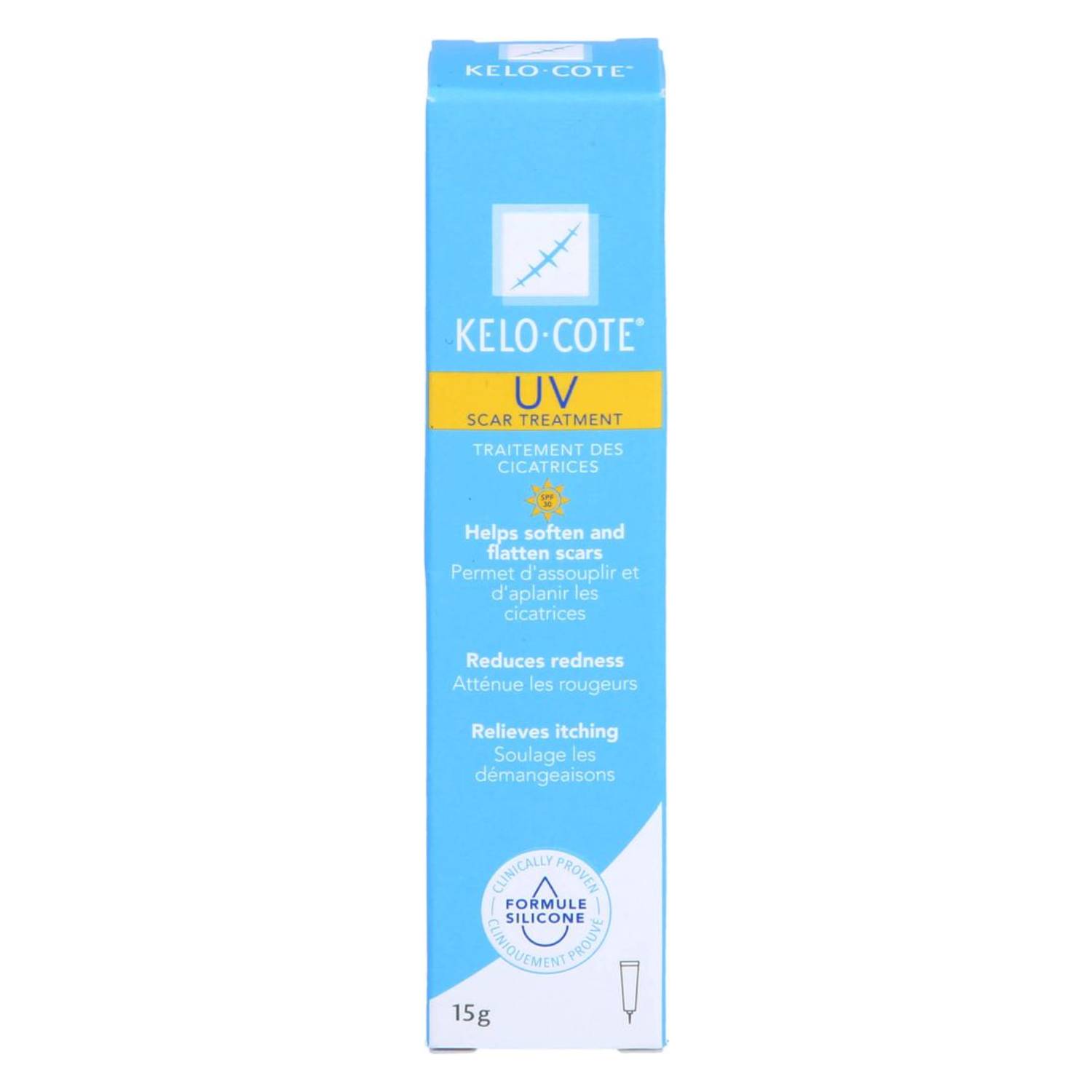 Kelo-cote solaire - żel silikonowy na blizny spf30, 15 g