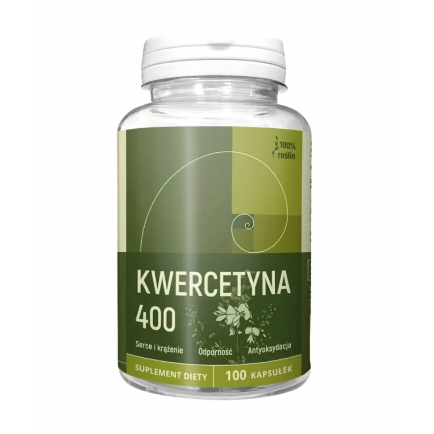 Nanga - kwercetyna 400 mg, serce i krążenie, 100 kapsułek
