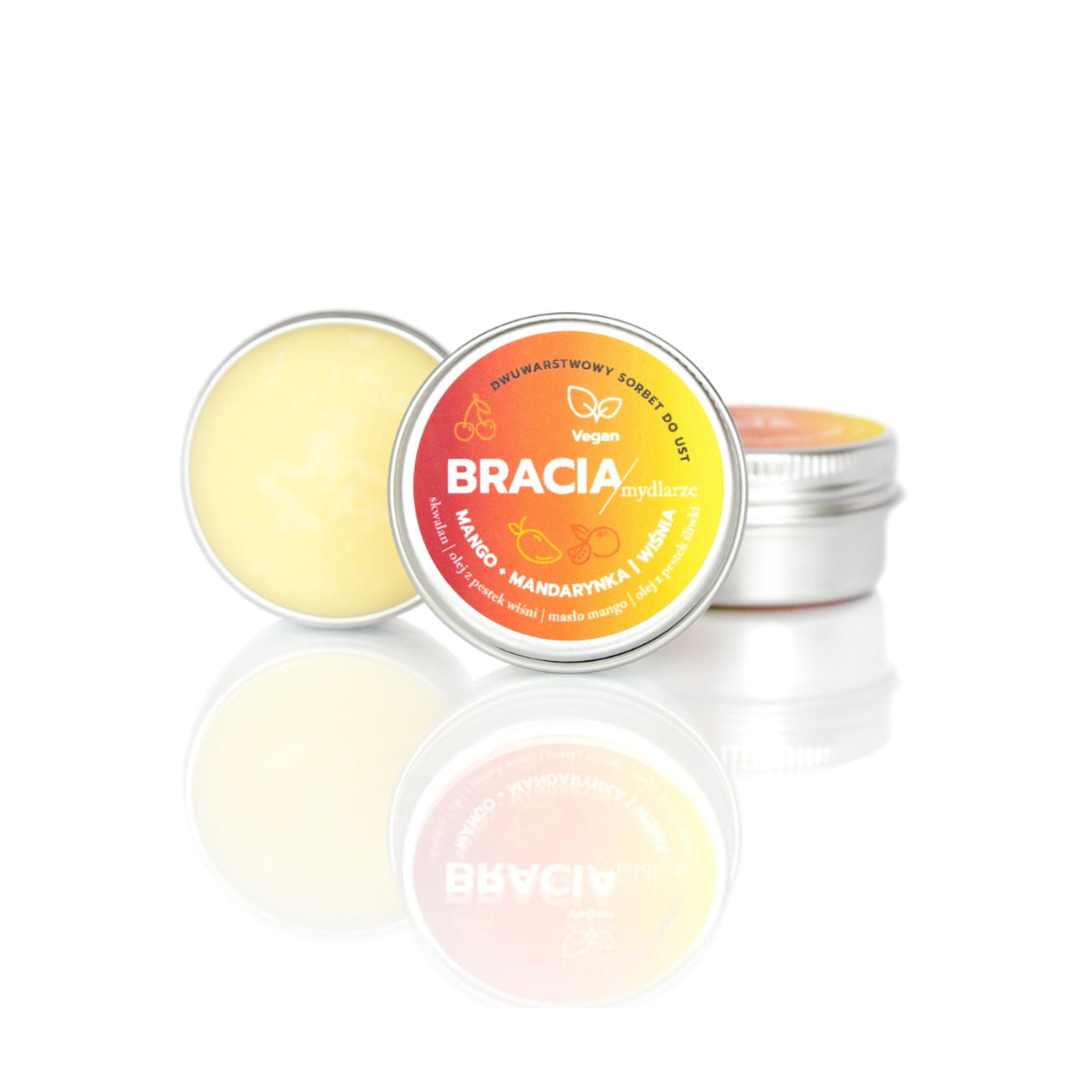 Bracia mydlarze - sorbet do ust wiśnia, mango i mandarynka, 15 ml