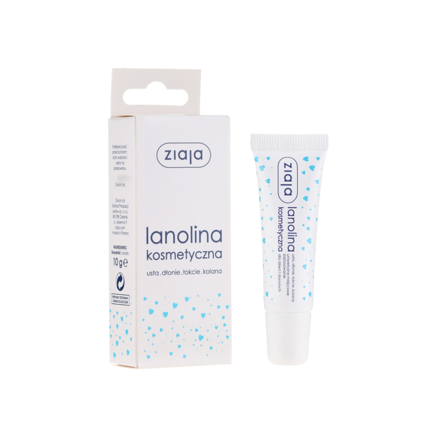 Ziaja - lanolina kosmetyczna, do przesuszonej skóry, 10 g