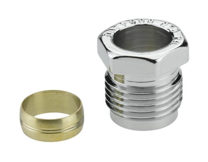 Danfoss złączka zaciskowa chromowana 013G4195