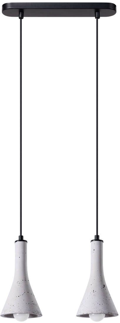 Sollux Lighting Rea lampa wisząca 2x12W beton SL.1224