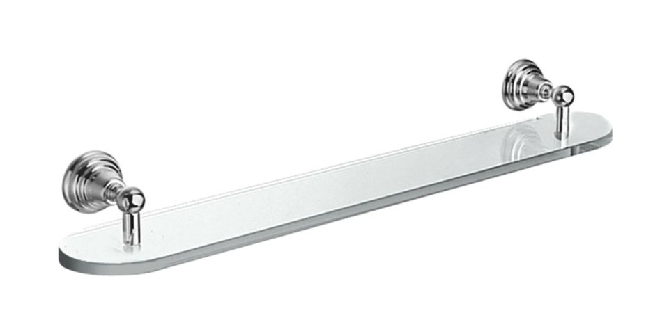 Tres Retro-Tres półka 60 cm szklana/stary mosiądz 5.24.636.15.51 - Wysyłka w 24h