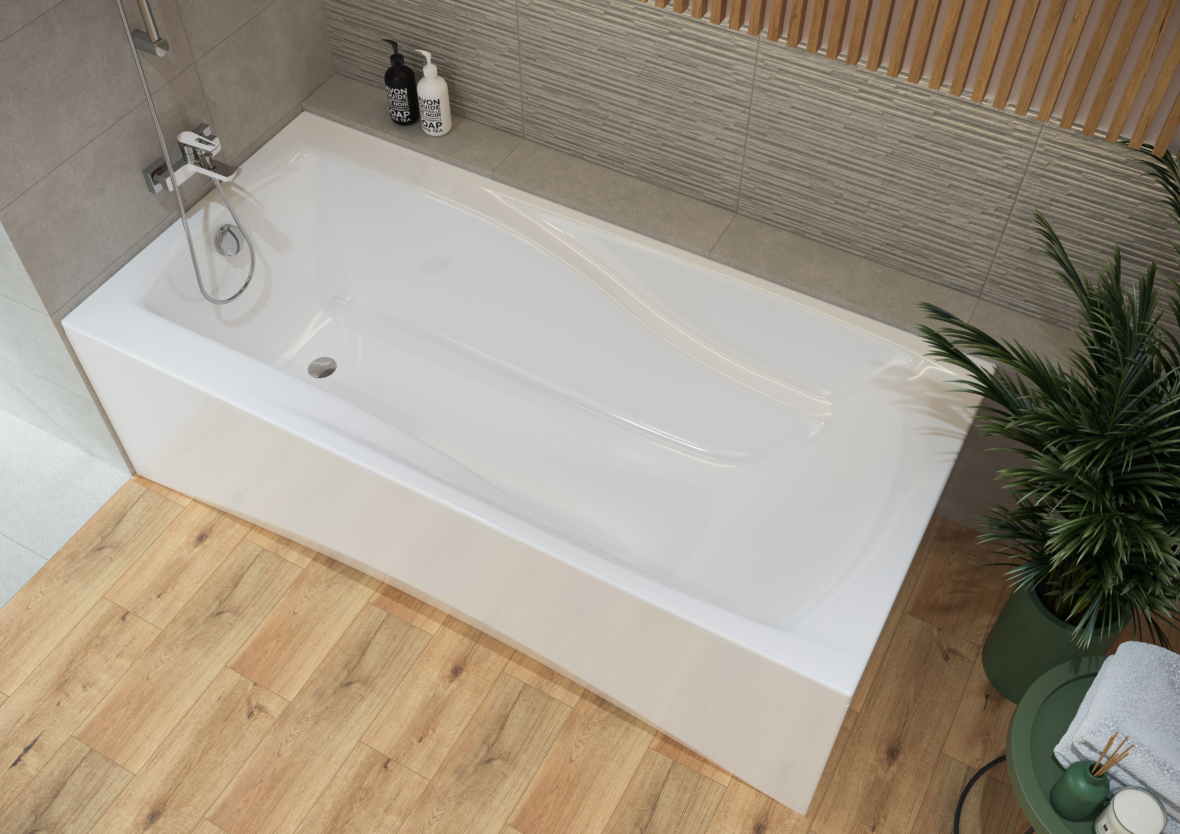 Cersanit Zen wanna prostokątna 190x90 cm biała S301-223