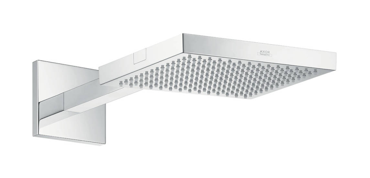 Axor Starck deszczownica 24 cm kwadratowa z ramieniem prysznicowym EcoSmart chrom 10925000