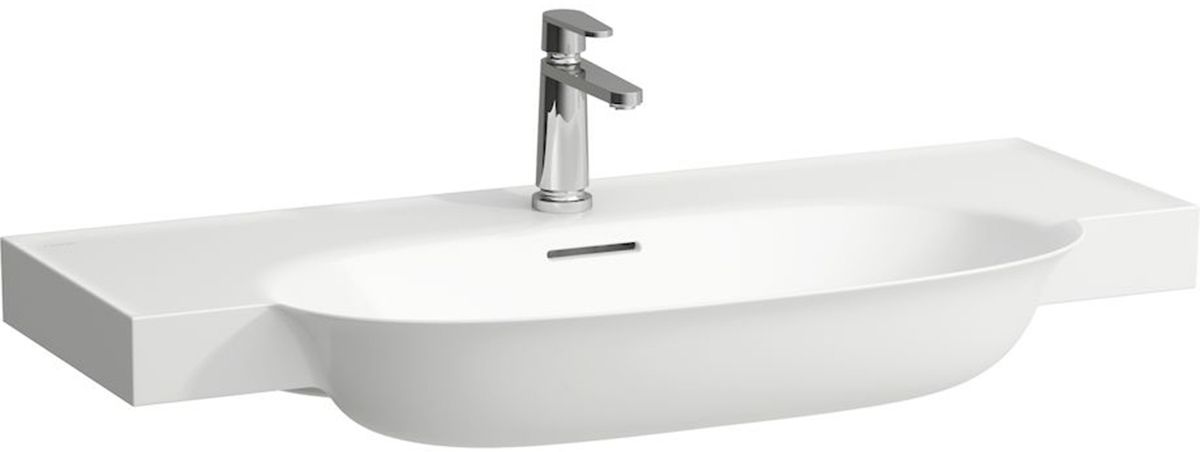 Laufen The New Classic umywalka 100x48 cm półokrągła ścienna-meblowa biała H8138570001041