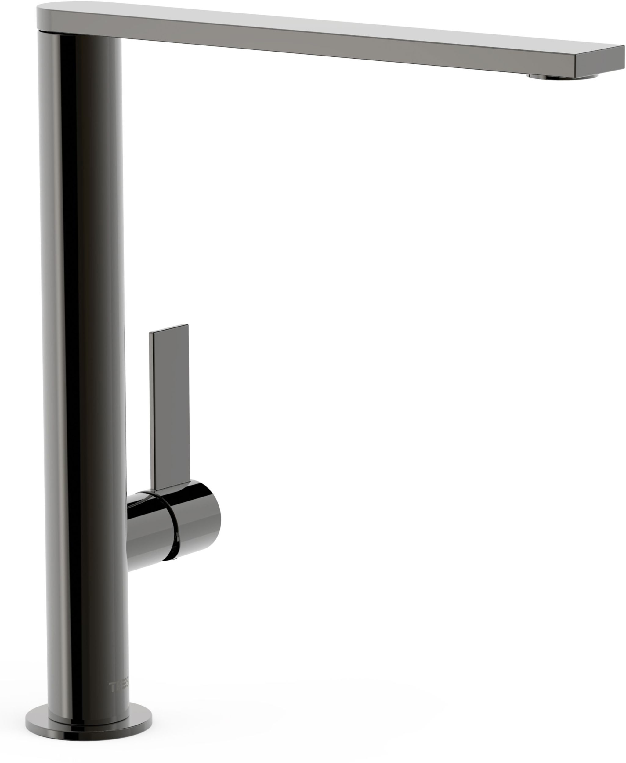 Tres Project bateria umywalkowa stojąca wysoka czarna 211.405.01.KM