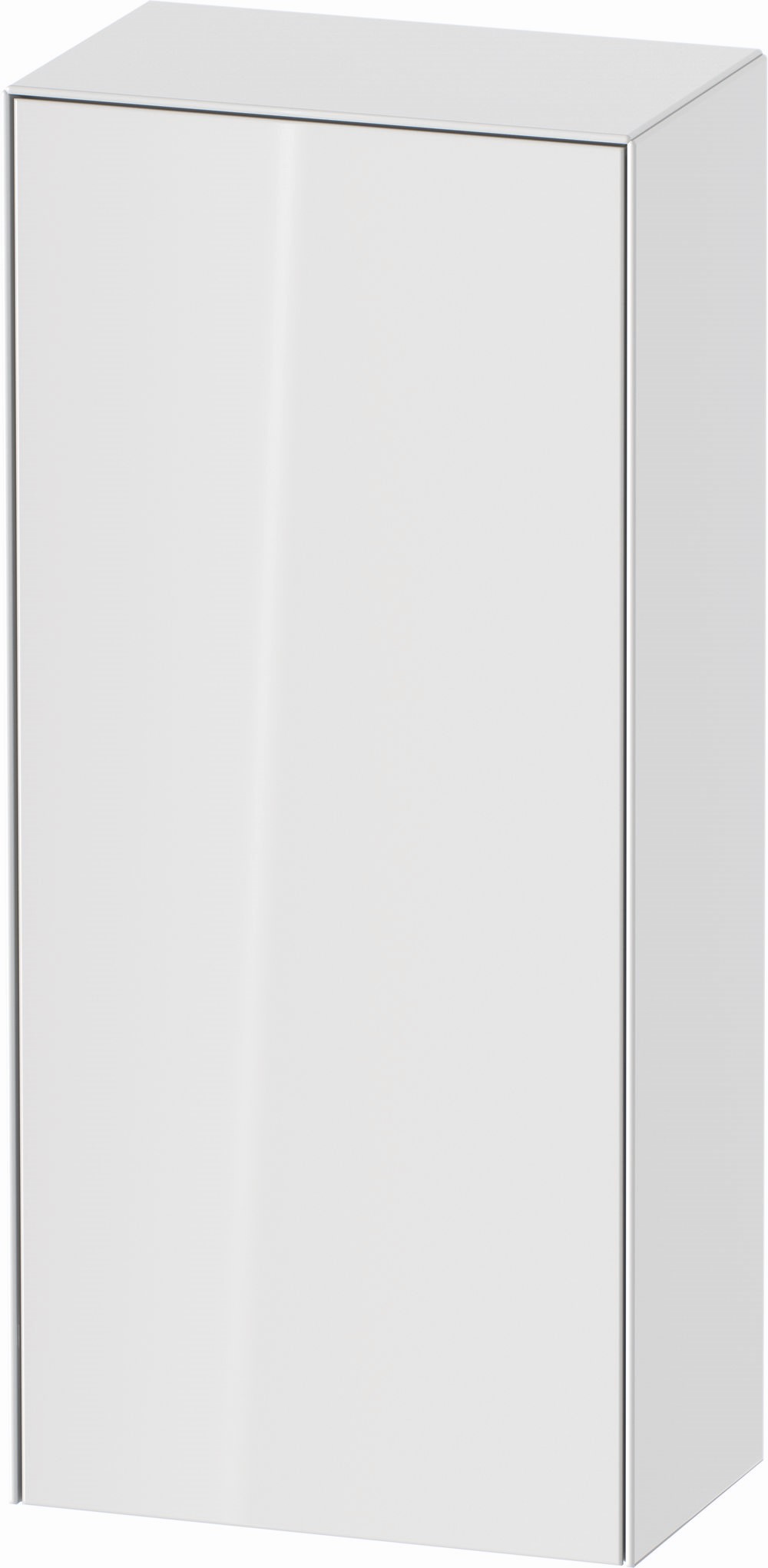 Duravit White Tulip szafka 40 cm półwysoka wisząca lewa biały wysoki połysk WT1322L8585