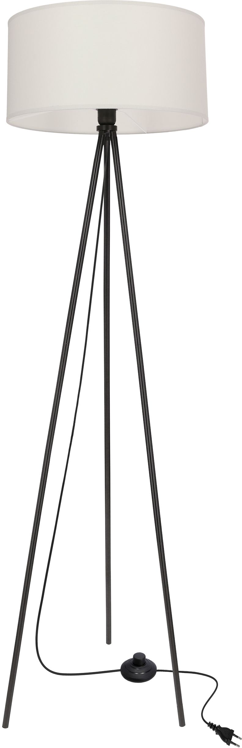 Candellux Shanti lampa stojąca 1x40 W szara 51-38722