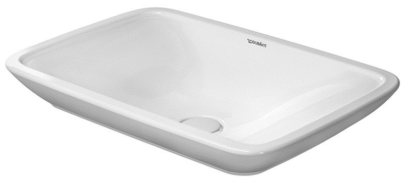Duravit PuraVida umywalka 70x46,5 cm nablatowa prostokątna WonderGliss biała 03697000001