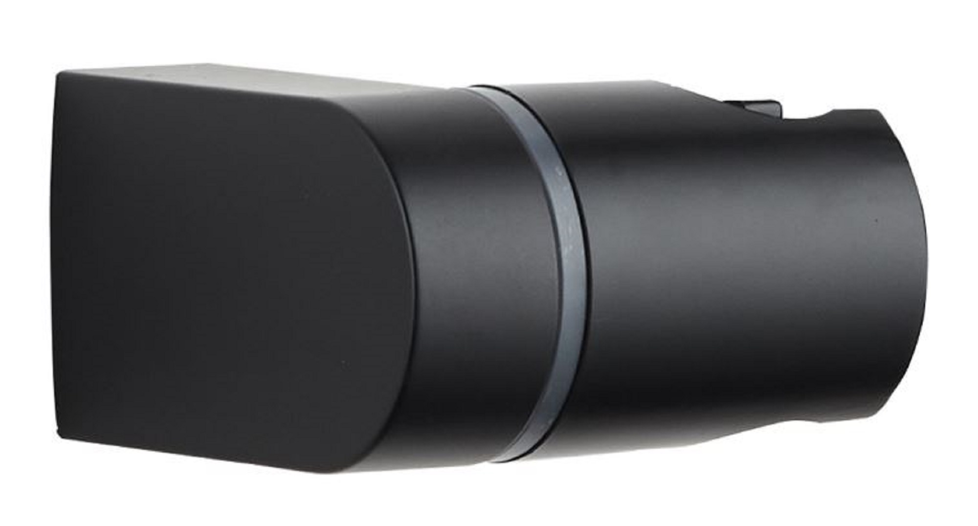 Invena uchwyt prysznicowy ścienny czarny AU-00-P04