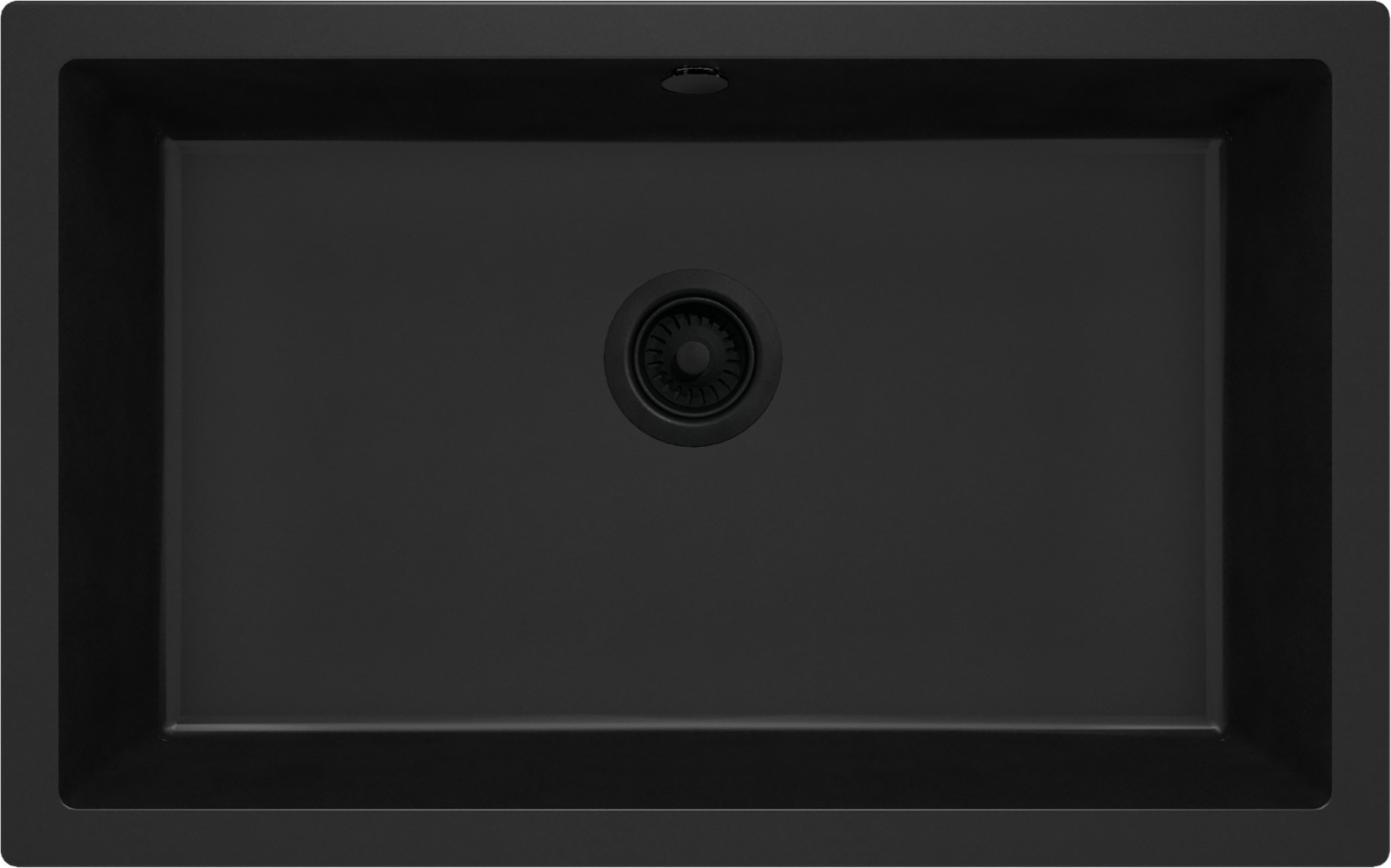 Deante Corda zlewozmywak granitowy 73x43 cm czarny ZQA_N10D