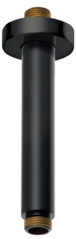 Kludi A-QA ramię prysznicowe 15 cm sufitowe czarny mat 6651539-00