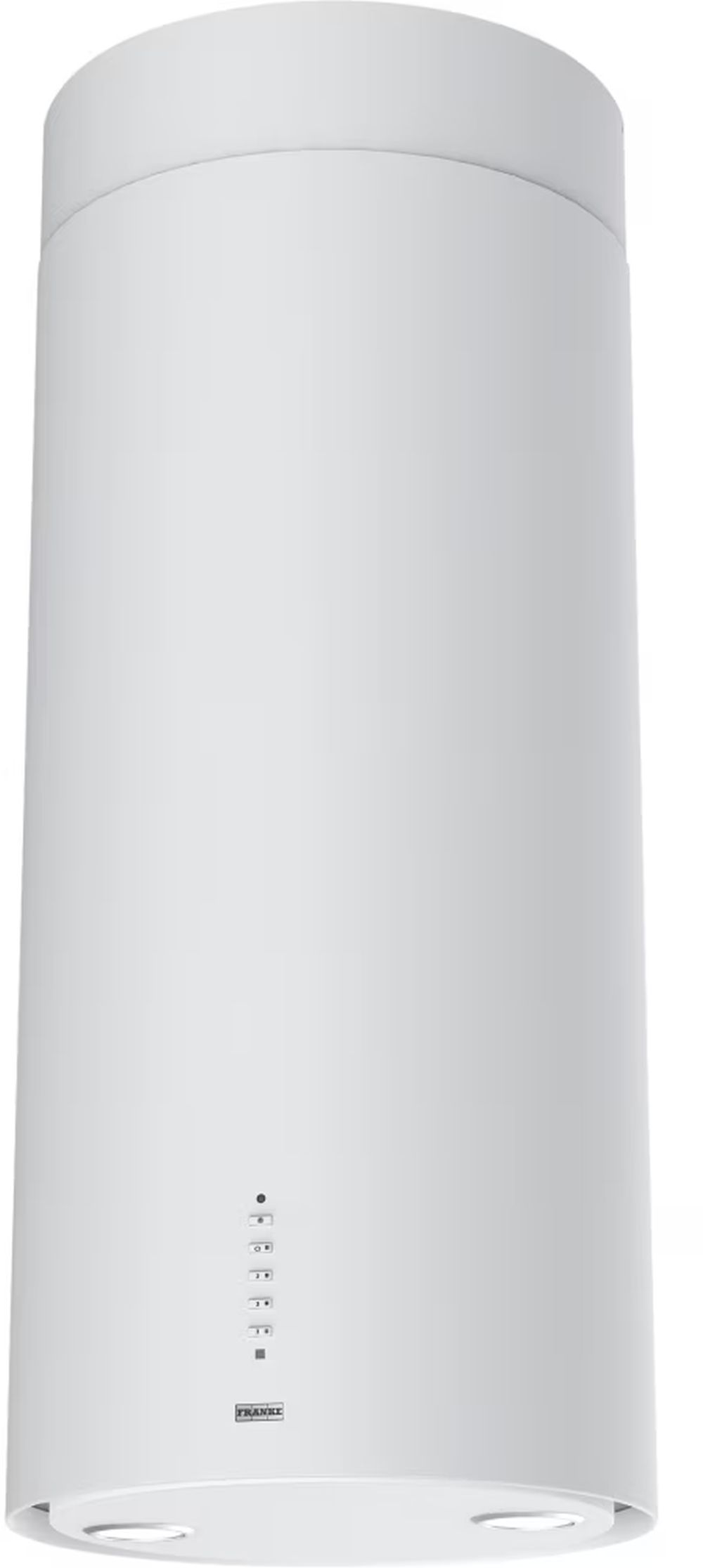 Franke FTU PLUS 3707 I BK okap kuchenny 37cm wyspowy biały mat 335.0588.222