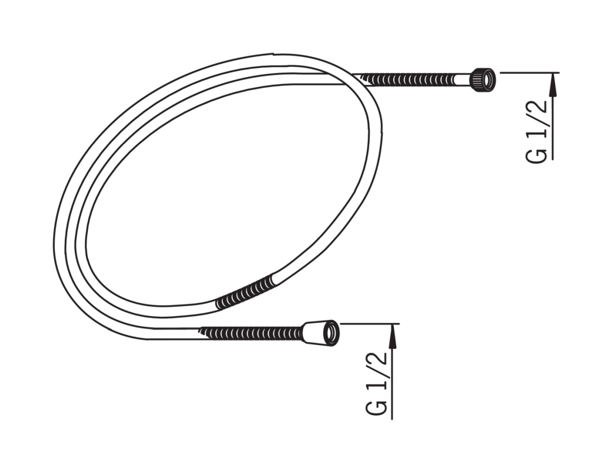 Oras Sensiva wąż prysznicowy 200 cm 241006