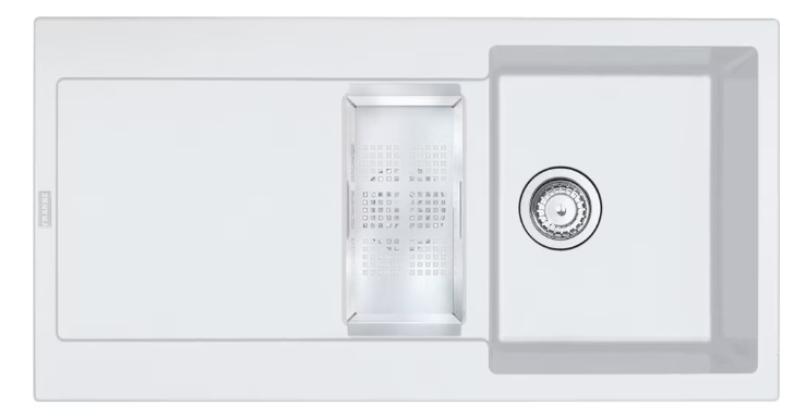 Franke Maris MRG 651-97 zlewozmywak 97x50 cm Fragranite biały polarny 114.0675.996