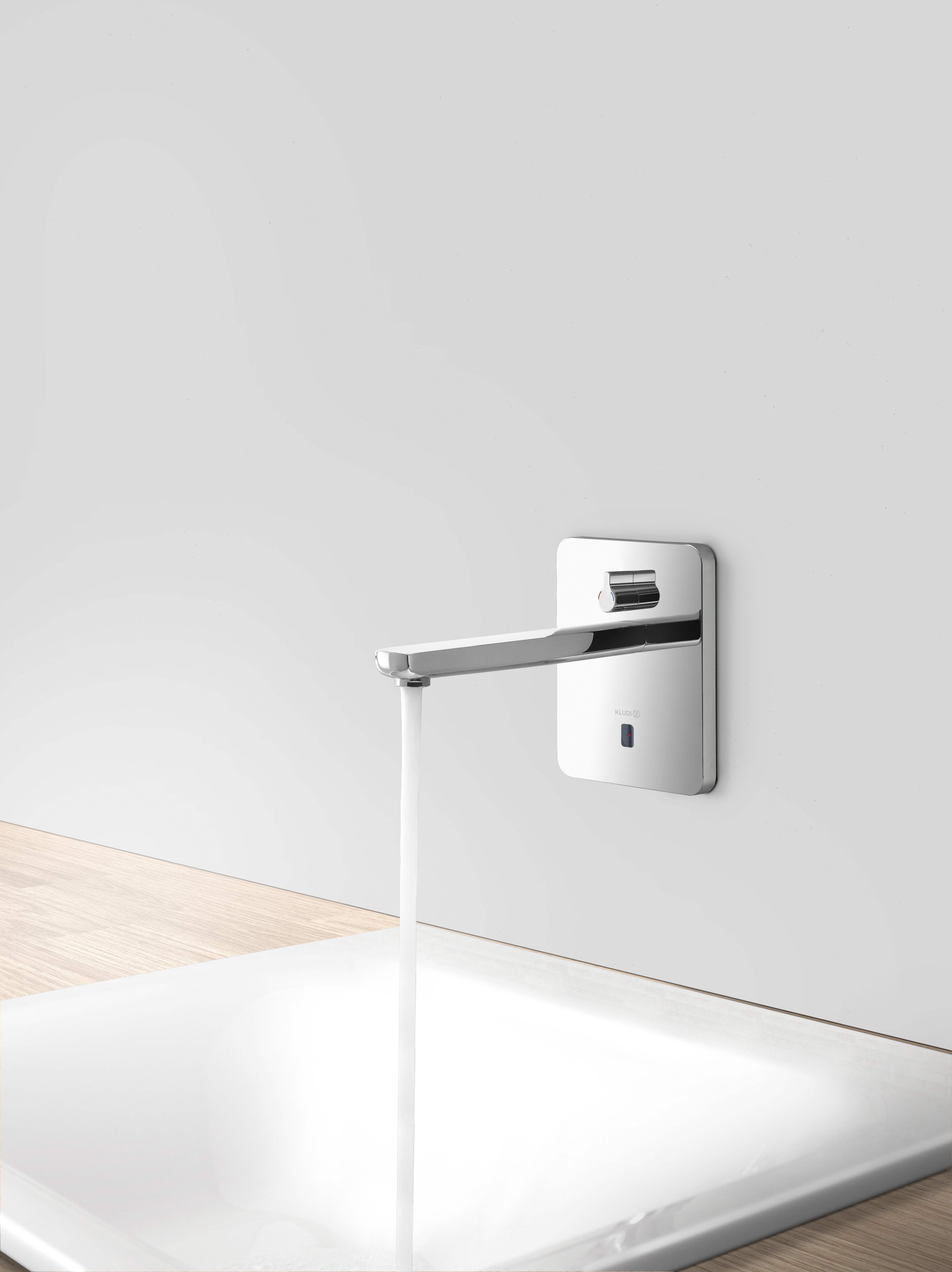 Kludi Zenta bateria umywalkowa podtynkowa elektroniczna chrom 3850005