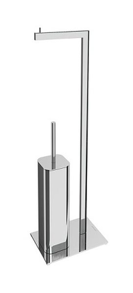 Excellent Riko stojak na papier toaletowy ze szczotką WC chrom DOEX.1650CR - Wysyłka w 24h