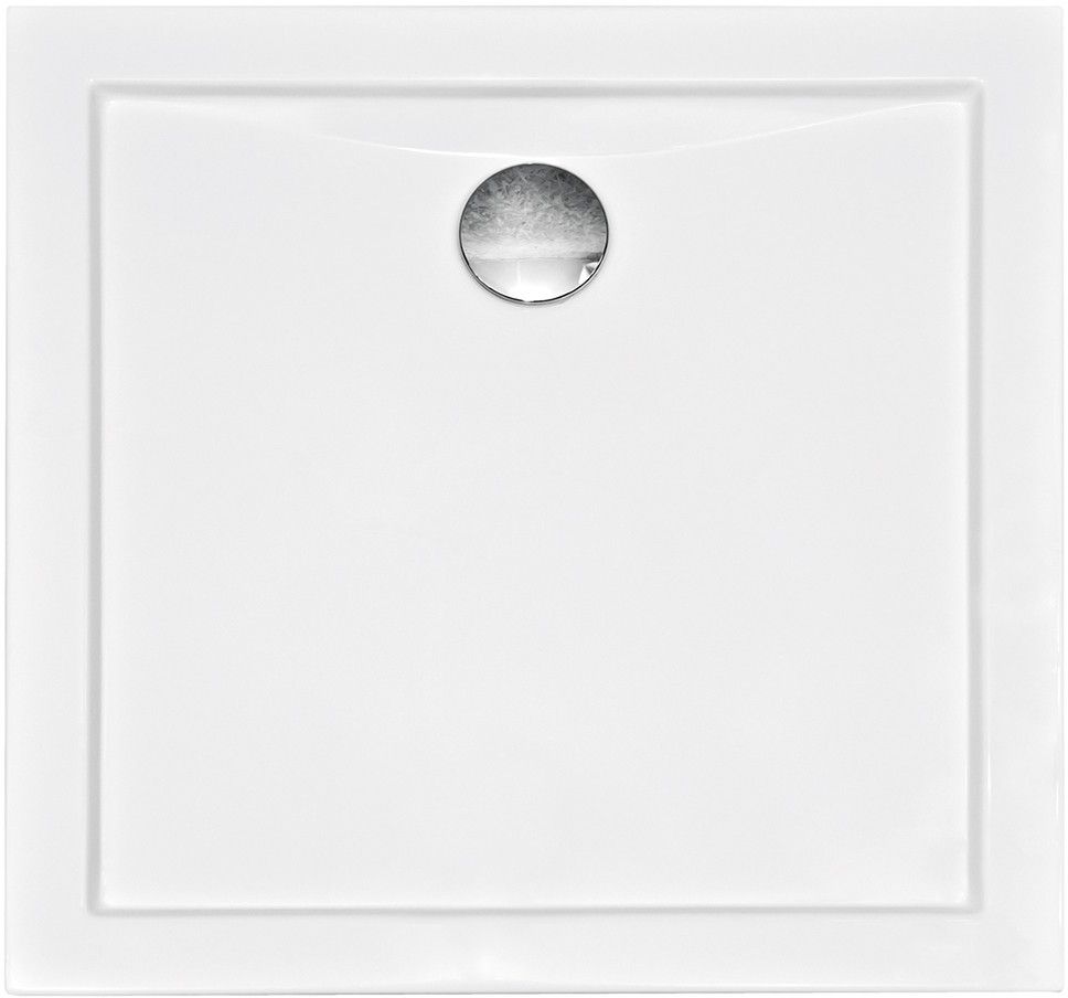 Besco Aquarius Slimline brodzik 90x90 cm kwadratowy biały BAA-90-K