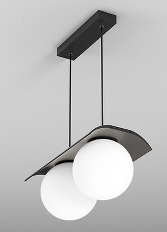 Aqform Modern Ball lampa wisząca 2x8W złota struktura 59778-L930-D0-00-19