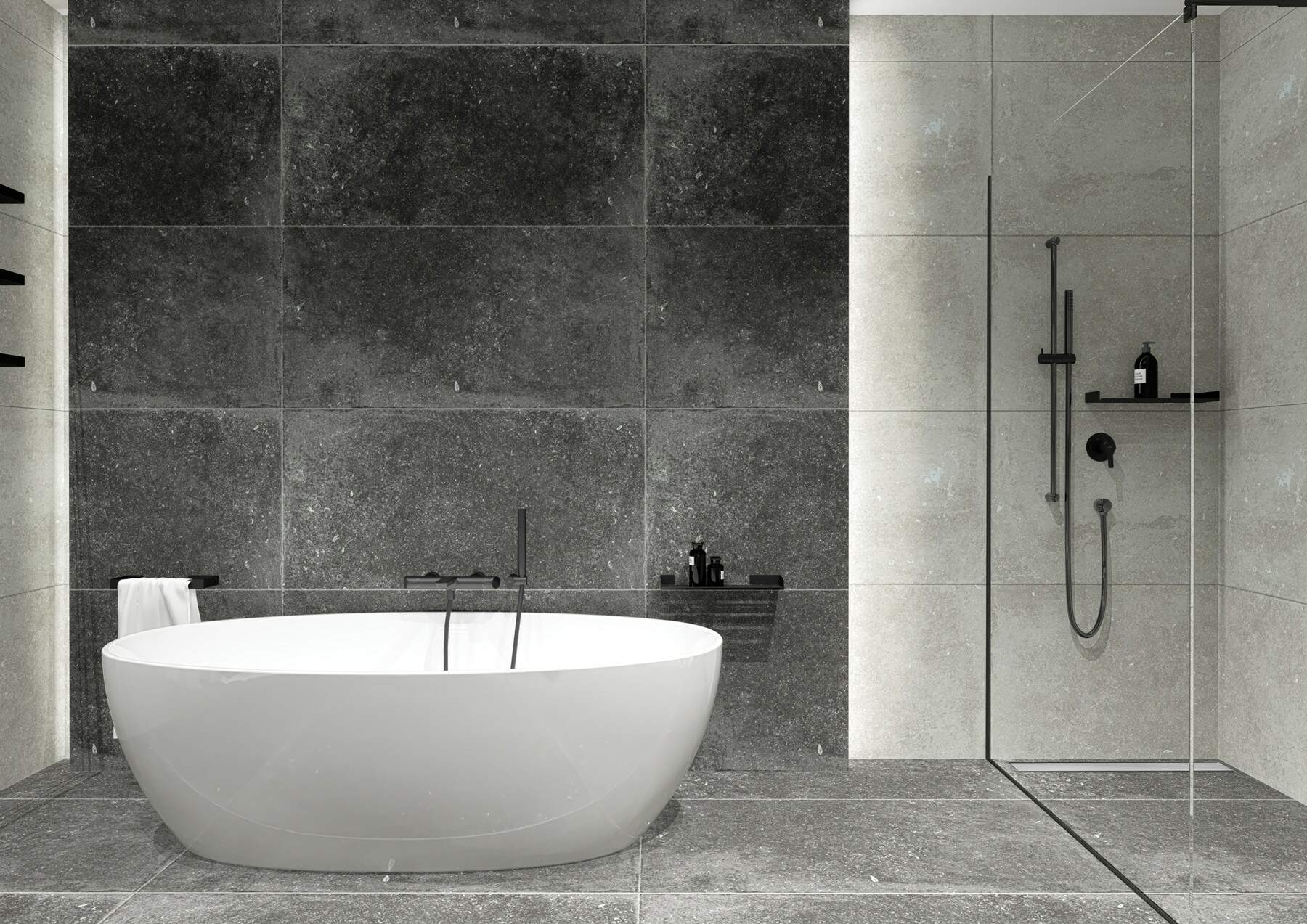 Deante Round słuchawka prysznicowa czarna XNC16SLP1 - Wysyłka w 24h