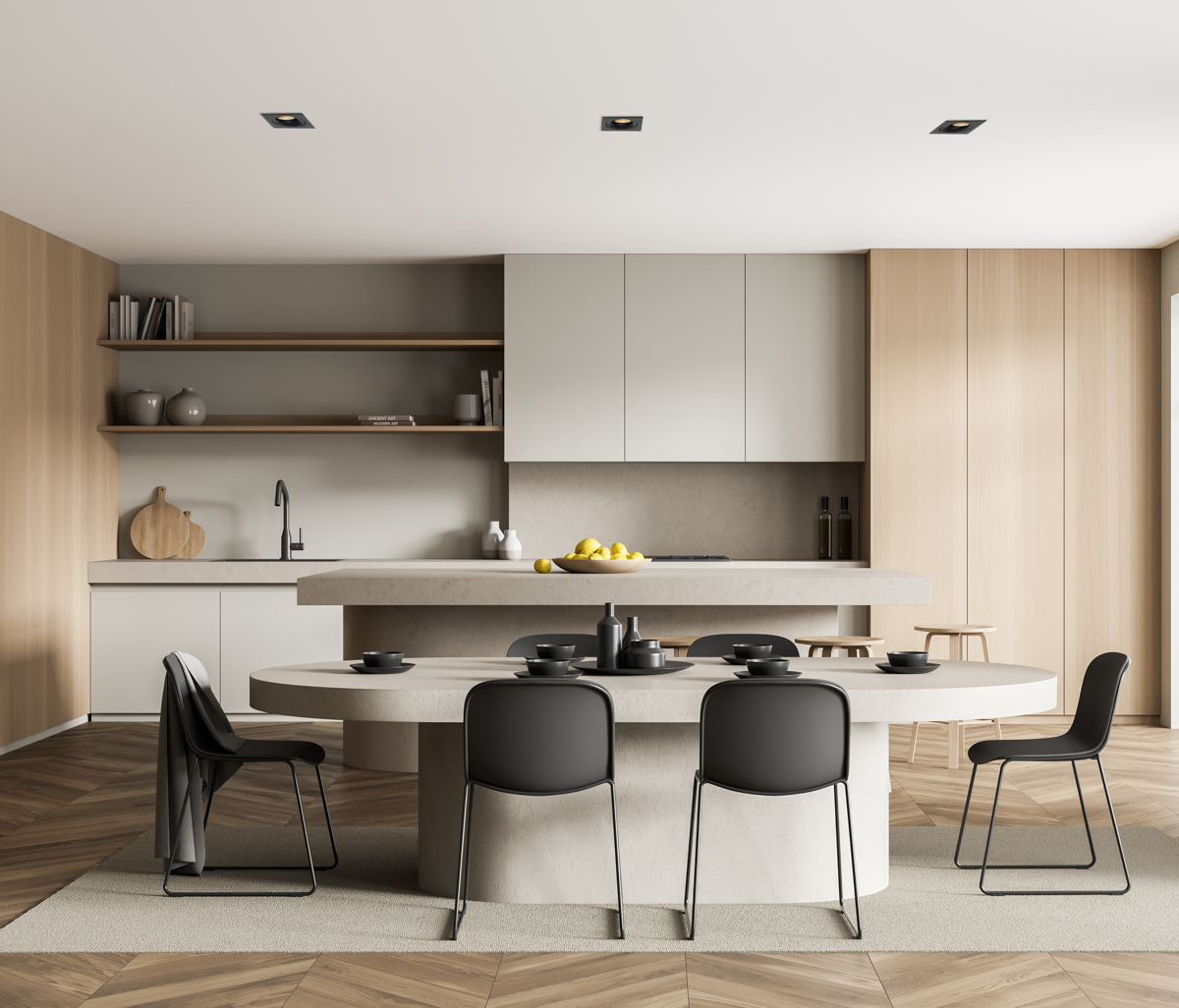 Italux Aranta lampa podsufitowa 1x10 W czarna DL-61903A-BK