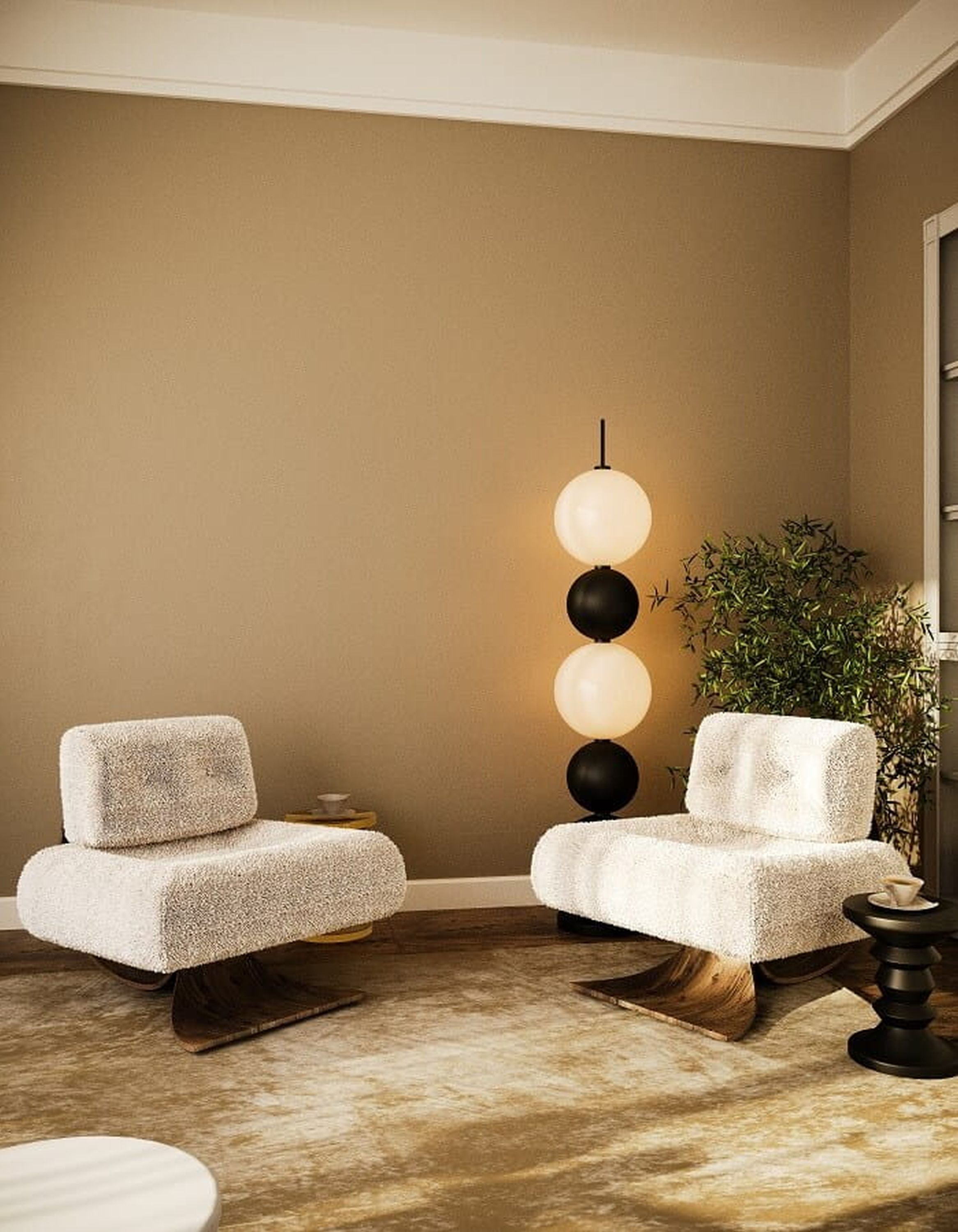 MaxLight Tama lampa stojąca 1x25W LED czarna/szkło mleczne F0058