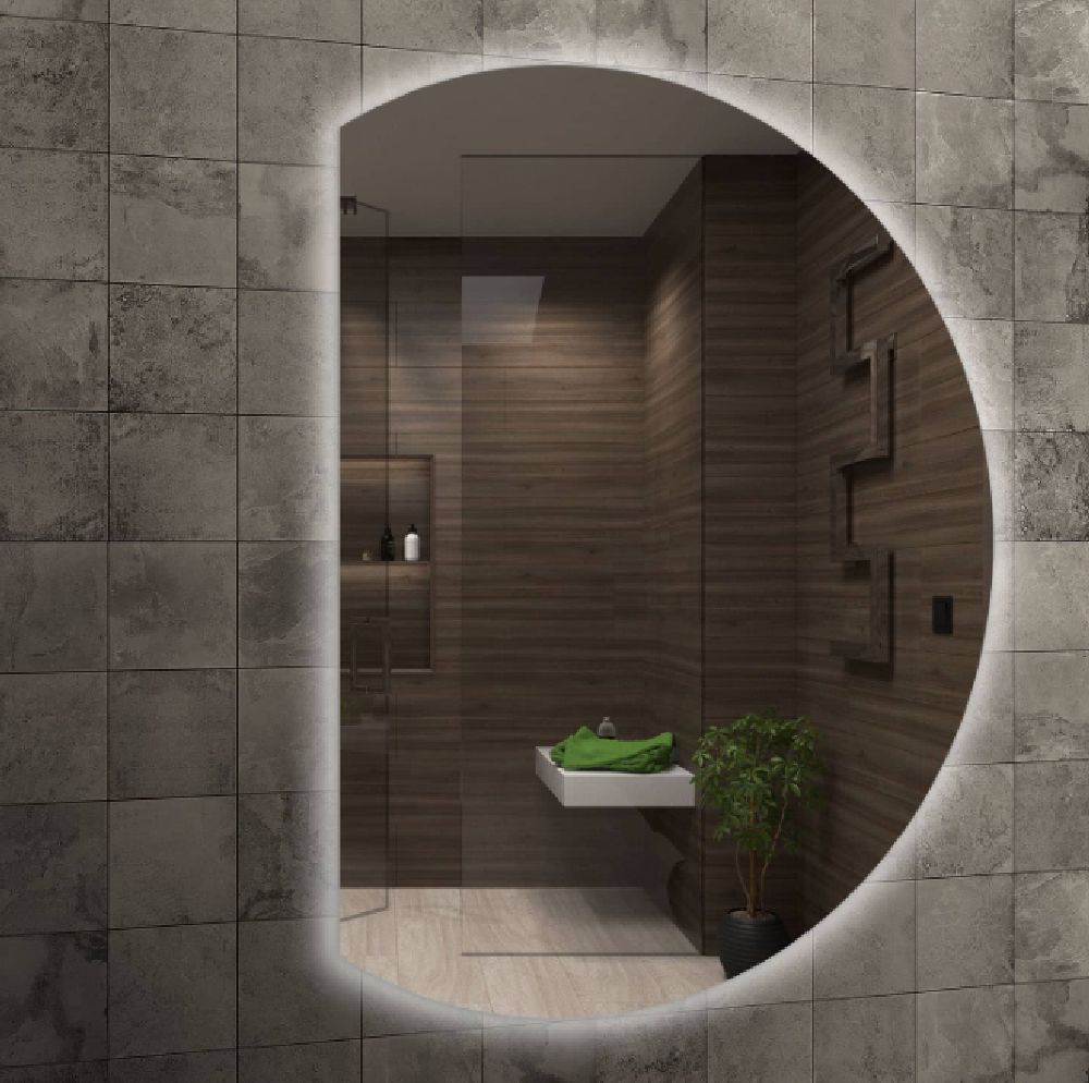 Venti Moon lustro 65x90 cm z oświetleniem - Wysyłka w 24h