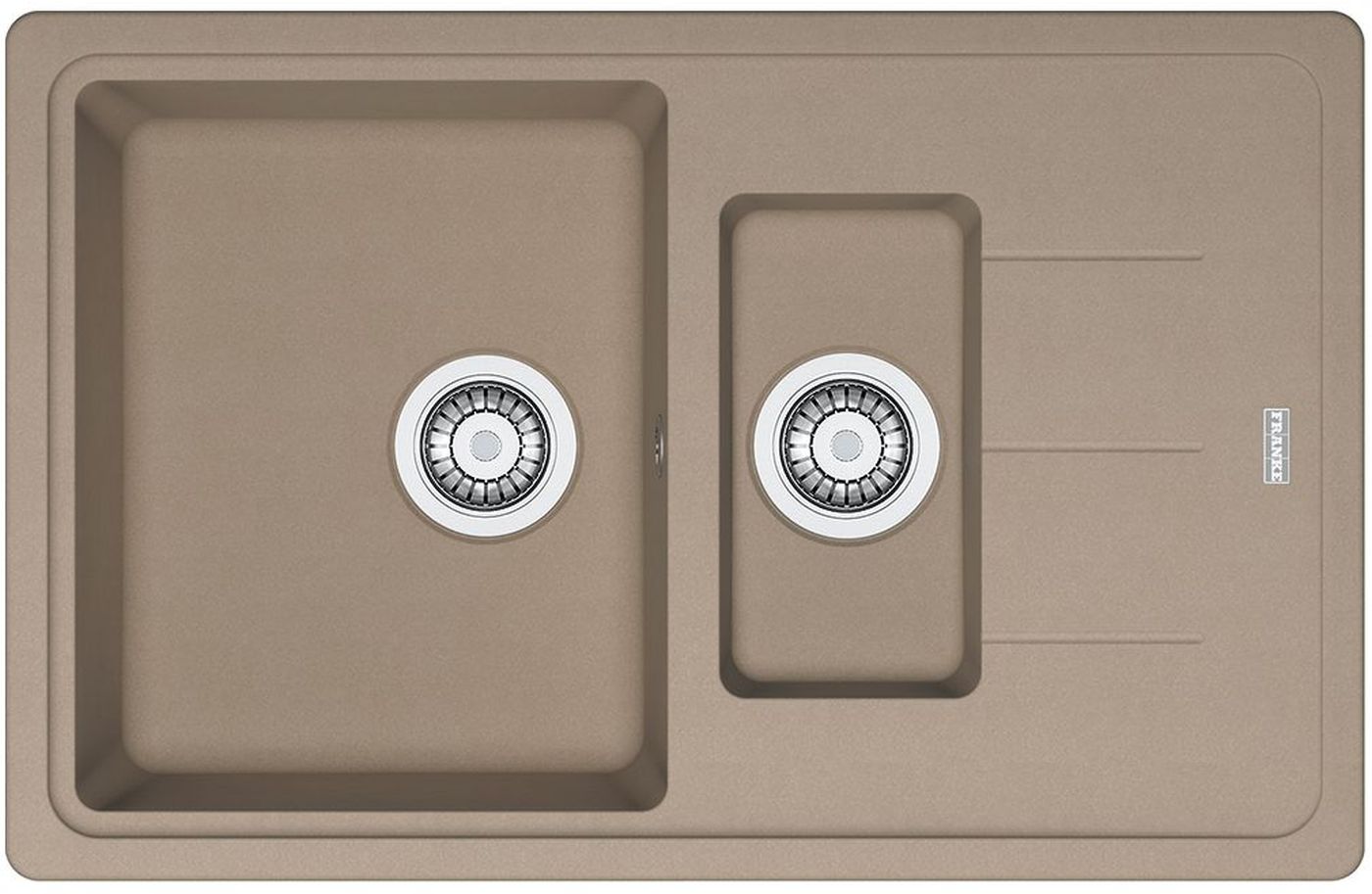 Franke Basis BFG 651-78 zlewozmywak 78x50 cm Fragranite cappuccino 114.0676.280