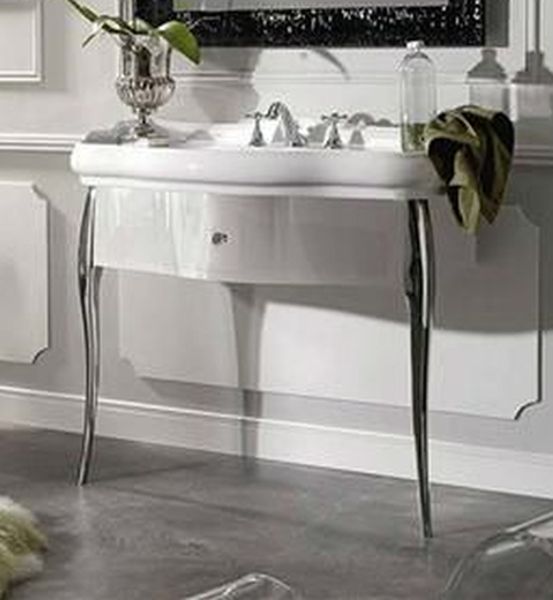 Kerasan Retro szafka 90x40x77 cm podumywalkowa stojąca biała 7363K7