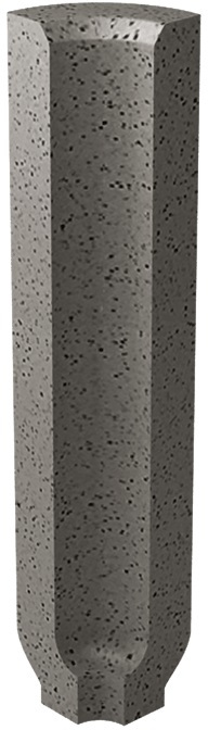 Paradyż Bazo profil 3x10 cm wewnętrzny sól-pieprz szary mat