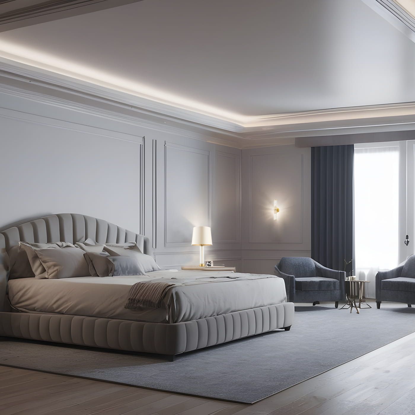 Argon Hampton kinkiet 2x7 W mosiądz 7203