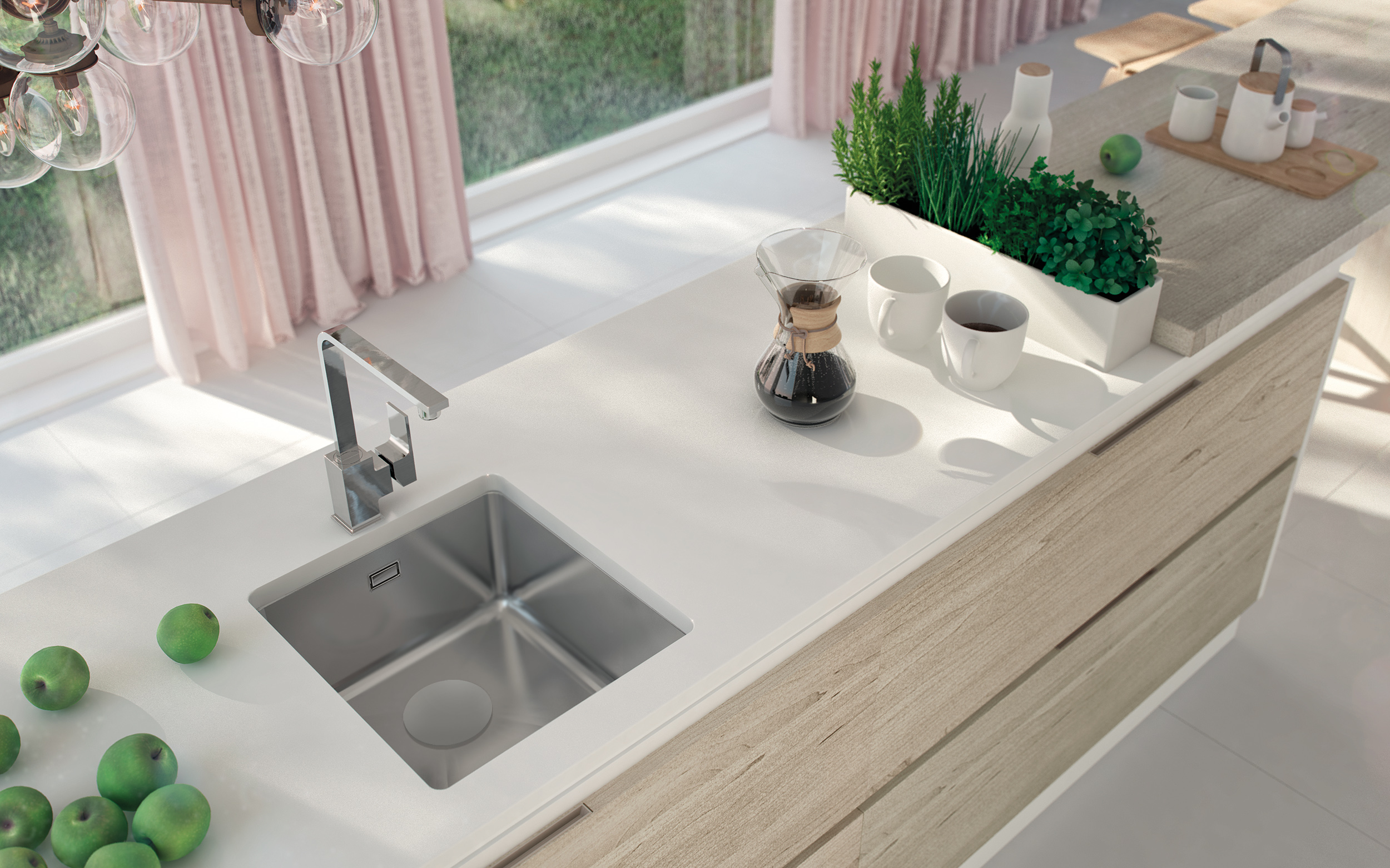 Deante Egeria zlewozmywak stalowy 44x44 cm stal ZPE_010B