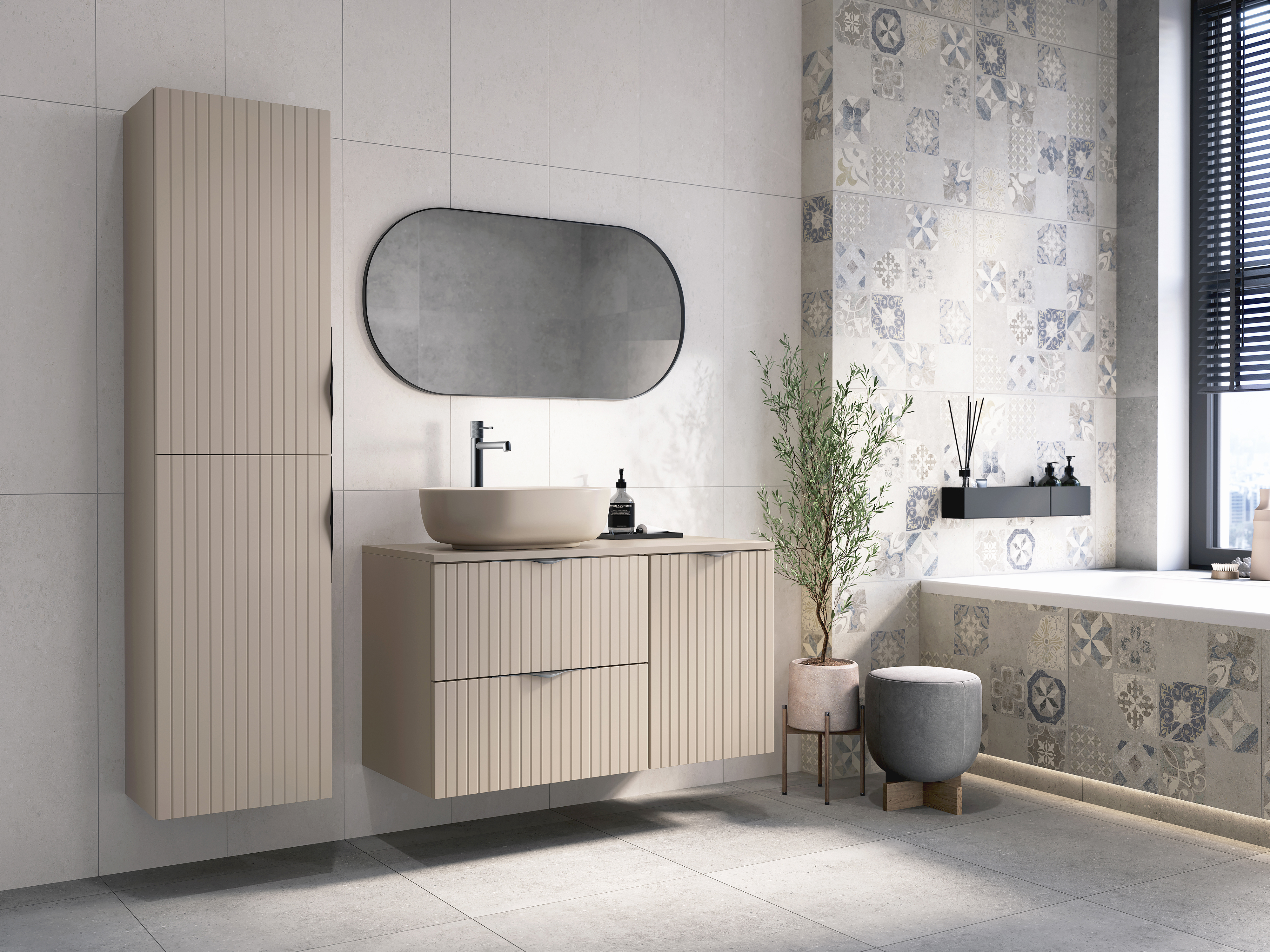 Cersanit Tirso blat 100x45 cm kaszmir S1015-022