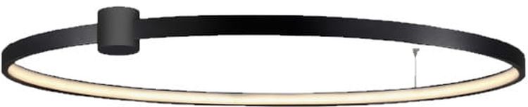 Light Prestige Ring lampa podsufitowa 1x50 W czarna LP-909/1CLBKCCT - Wysyłka w 24h