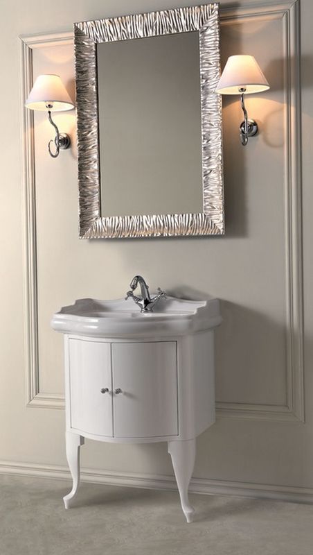 Kerasan Retro szafka 58,5x52x77 cm podumywalkowa stojąca biała 7361K5