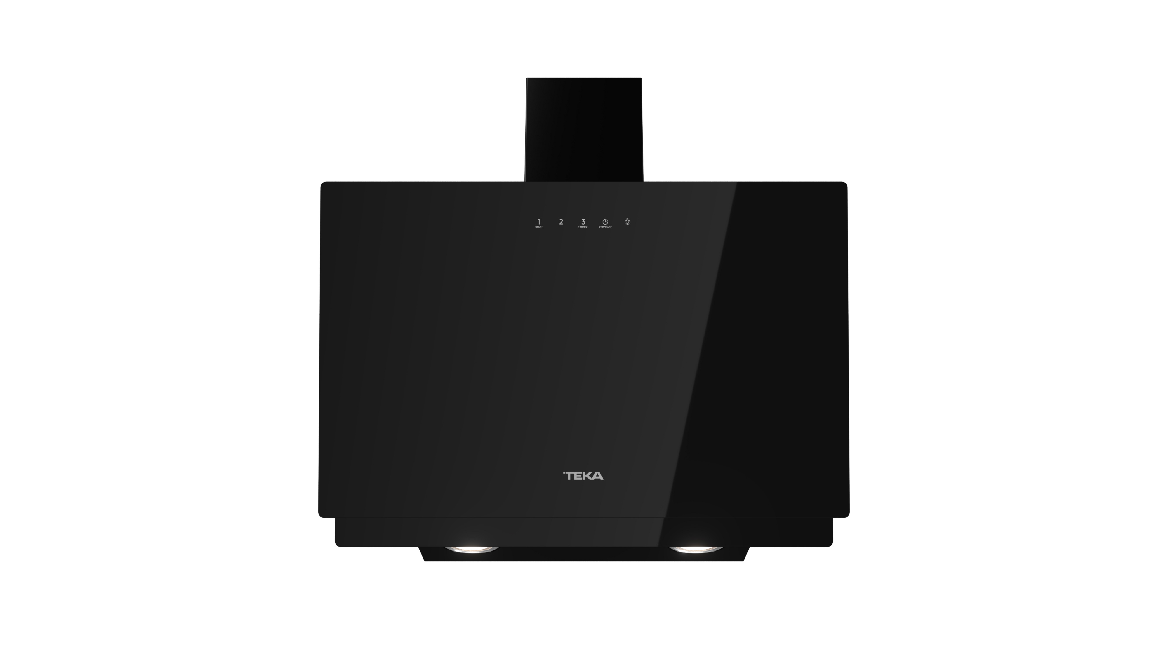 Teka Easy okap kuchenny 60 cm ścienny czarny 112950010