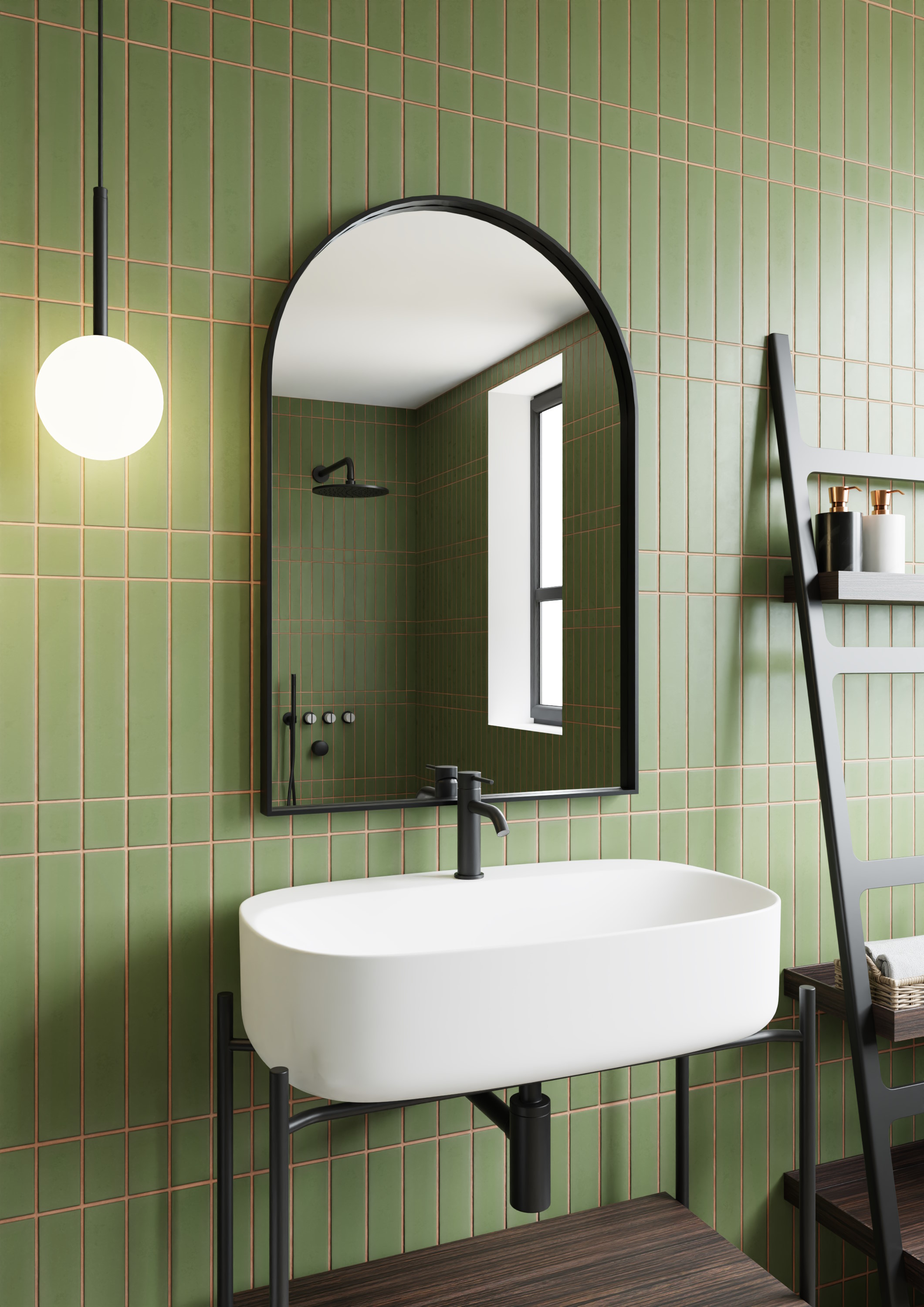 Dubiel Vitrum Gala Black lustro 60x90 cm czarny