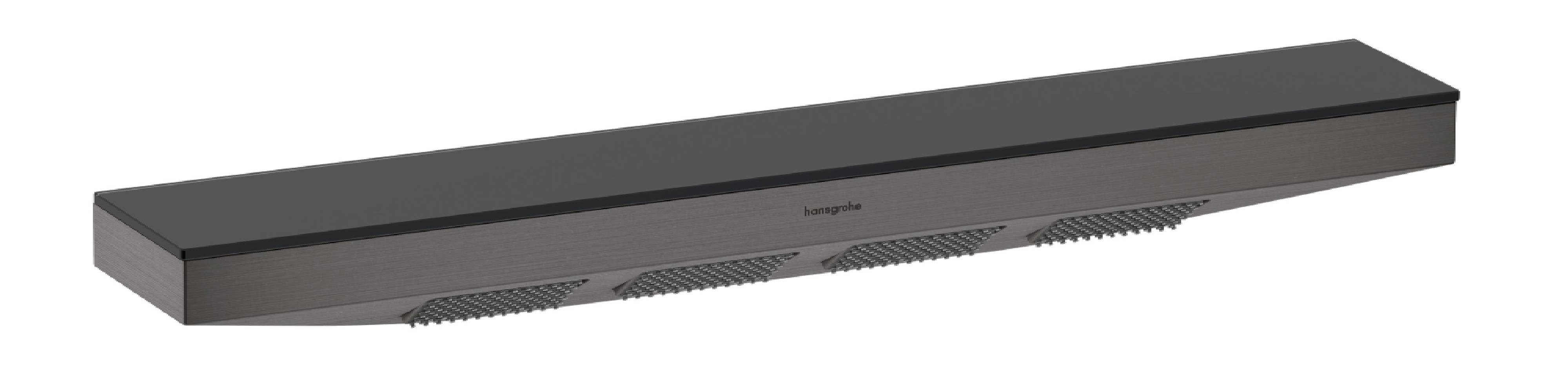 Hansgrohe Rainfinity dysza z półką prysznicową czarny chrom szczotkowany 26243340