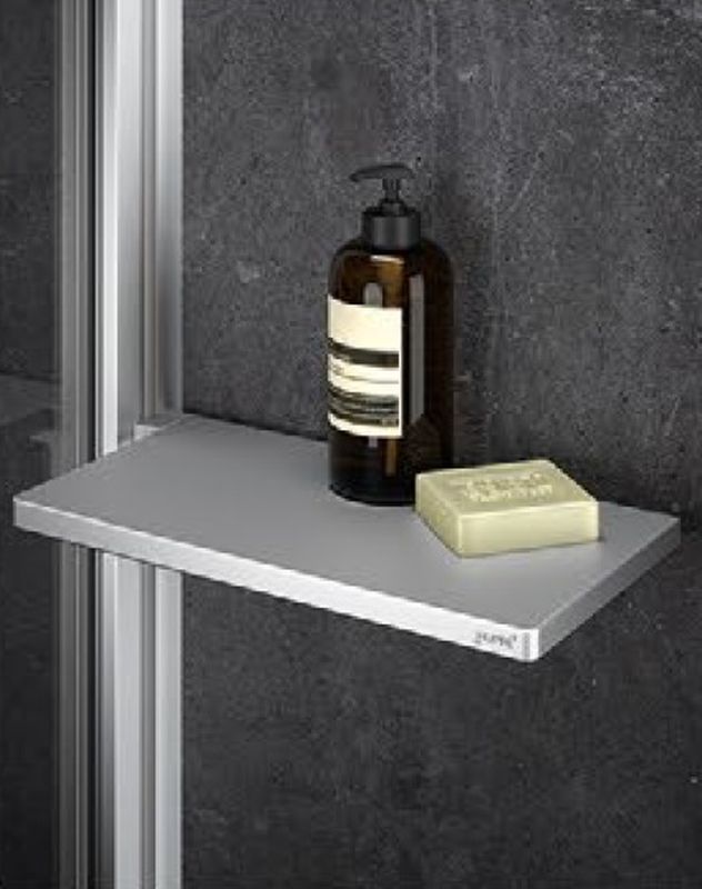 Hüppe Select+ Tablet półka pod prysznic srebrny mat SL2101087