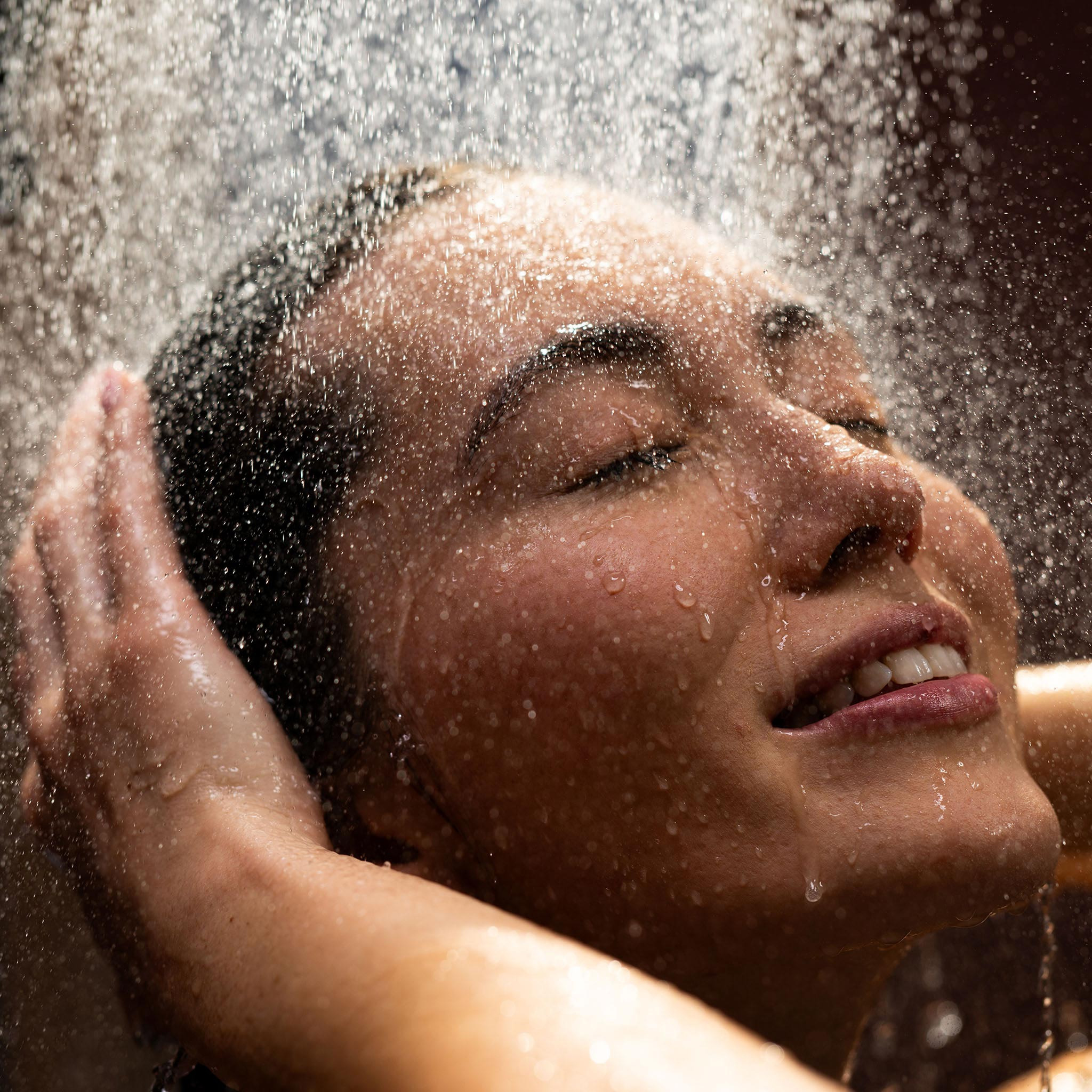 Hansgrohe Raindance Alive Q EcoSmart deszczownica 34,3x21,4 cm prostokątna biały mat 24531700