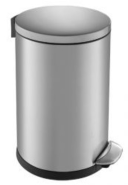 Merida Top Silent Luna kosz na śmieci 5 l pedałowy stal mat KIM418 - Wysyłka w 24h